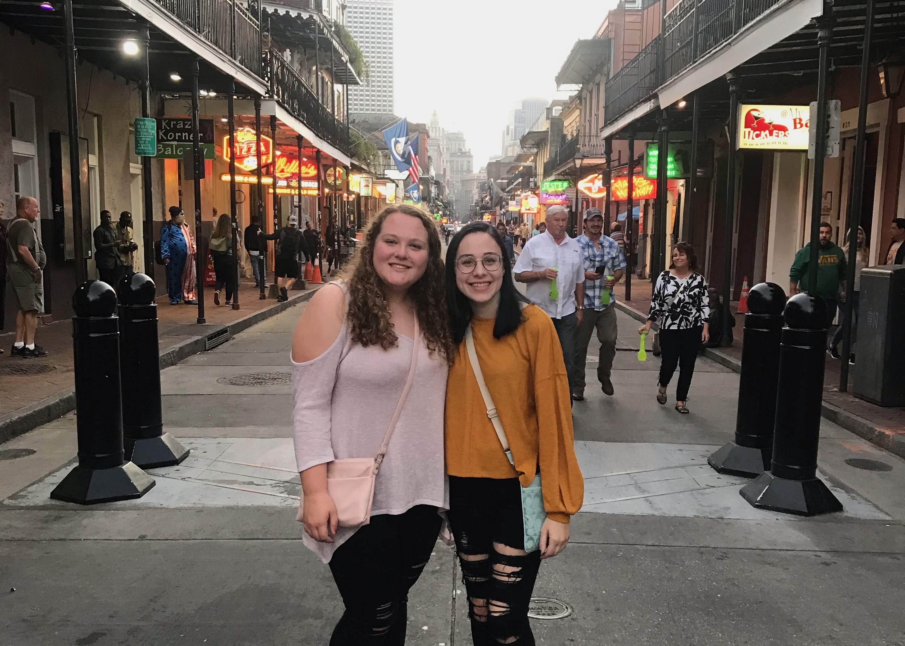 two students in new orleans