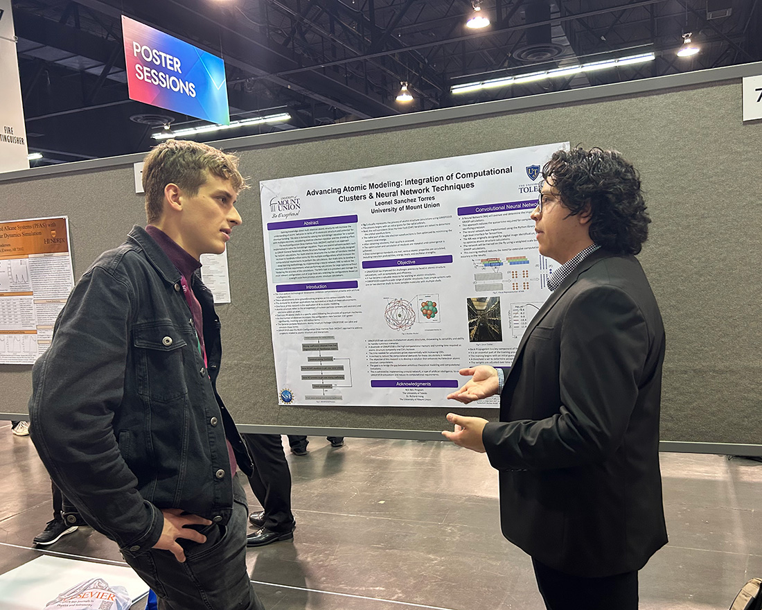 torres presenting at conference